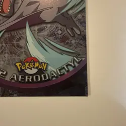 Pokemon AERODACTYL #142 Holo Foil Topps Blue Logo 1st TV Animation 2000 LP - Image 4