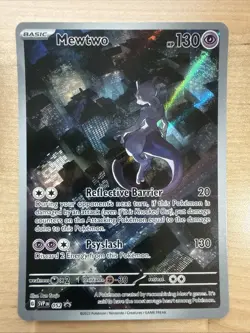 Pokemon TCG Mewtwo 052 Full Art Black Star Promo Scarlet & Violet 151 NM - Image 1
