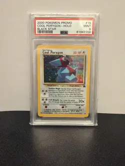 Vintage Pokemon Cool Porygon Black Star Promo 2000 PSA 9 Mint - Image 1