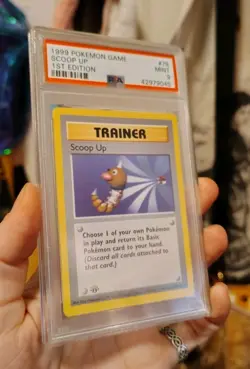 PSA 9 Scoop Up 078/102 Base Set 1st edition ENGLISH US SELLER - Image 4
