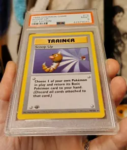 PSA 9 Scoop Up 078/102 Base Set 1st edition ENGLISH US SELLER - Image 5