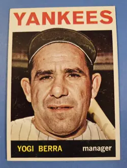 Topps 1964 Yogi Berra New York Yankees Base Set Baseball Card #21 - Image 1