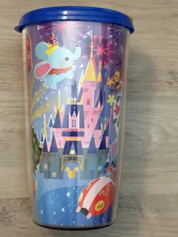 NEW🌟Disney Parks 2025 Park Icons Castle Joey Chou Annual Passholder Tumbler Cup - Image 2