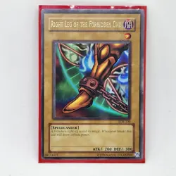 Konami Right Leg of the Forbidden One Rare LOB-120 Blue Eyes Unlimited - Image 3