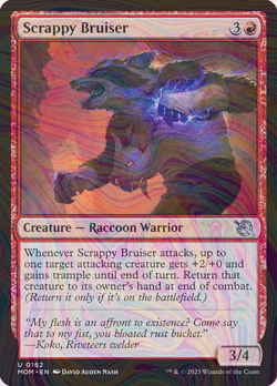 Foil Scrappy Bruiser - March of the Machine | MTG Card - Image 1