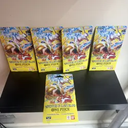 One Piece Booster Pack Lot x5 OP15 EB04 Adventure On Kami’s Island Sealed - Image 1