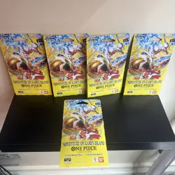 One Piece Booster Pack Lot x5 OP15 EB04 Adventure On Kami’s Island Sealed - Image 2