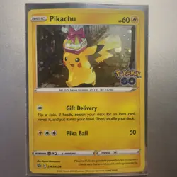 Pikachu POGO Black Star Promo SWSH234 Cosmos Holo 2022 Pokemon Card Nm-mint - Image 3