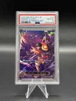 2025 One Piece OP13 Japanese Special Alternate Art #119 Monkey D Luffy PSA 10 - Image 1