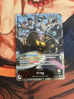 Krieg OP15-001 - Alternate Art Adventure On Kami’s Island One Piece English 2026 - Image 1