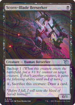 Foil Scorn-Blade Berserker - March of the Machine | MTG Card - Image 1