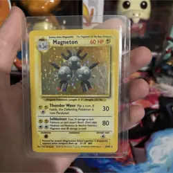 Pokemon Magneton Base Set Holo Rare Card 9/102 60 HP Stage 1 - Image 1