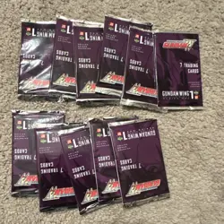 Bandai Gundam Wing 1 Animated Edition Trading Card Packs 10x7 Cards English - Image 1