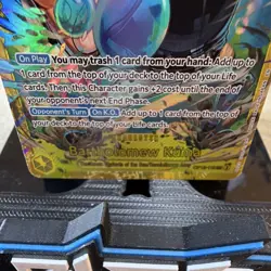 One Piece Bartholomew Kuma OP12-119 Secret Rare Foil 7000 Power Character Card - Image 2
