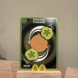 Mcdonalds 2026 Cards 10/24 Gherkin Transfer - Unredeemed - Image 1