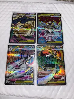 Pokemon Japanese mega dream 4 Card Lot Mega lucario/Diancie/Gardevoir/dragonite - Image 3