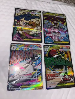 Pokemon Japanese mega dream 4 Card Lot Mega lucario/Diancie/Gardevoir/dragonite - Image 4