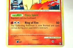 Pokemon card TCG Rapidash 8/102 Holo Rare Triumphant 2010 English - Image 3
