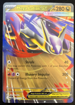 Mega Latias EX 100/132 Mega Evolution Double Rare Holo Pokemon Card - Image 1