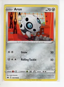 ARON CHILLING REIGN SET POKEMON CARD 109/198 NM/M - Image 1