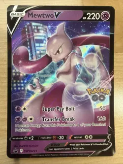 Mewtwo V SWSH223 SWSH: Sword & Shield Promo Pokemon TCG Cards Holo Near Mint - Image 1