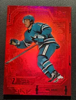 2025-26 Skybox Metal Universe Will Smith Red Precious Metal Gems /100 PMG Sharks - Image 1
