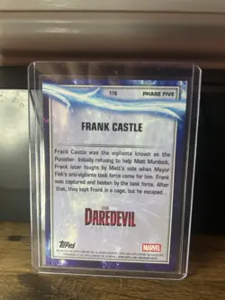 2025 Topps Marvel Studios Sapphire Frank Castle /50 #176 - Image 2