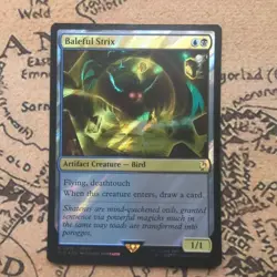 Baleful Strix (Surge Foil) R MTG FF Collector Commander 318 NM - Image 1