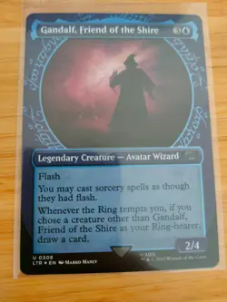 MTG Gandalf, Friend of the Shire (FOIL Showcase) 0308 Lord of the Rings M/NM - Image 1