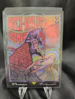 MtG - Witch King Of Angmar (Borderless Poster Art) Lord Of The Rings - Magic NM - Image 1