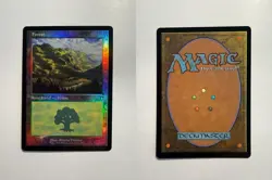 Forest (449) (Retro Frame) 449 MTG Commander Masters Foil - Image 3