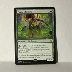 Fauna Shaman The Brothers' War Rare Green Creature Elf Shaman #179 Regular - Image 1