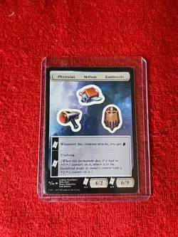 Unfinity - Sticker Sheet #18 (Phyrexian Midway Bamboozle) - Image 1