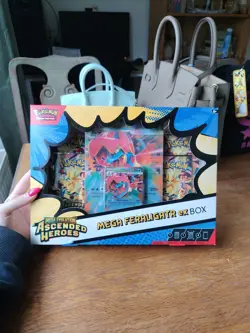 Pokemon Ascended Heroes Mega Feraligatr EX Box Factory Sealed - Image 1