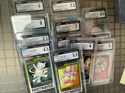 Lot of (12) Vintage Pokemon 1 997-1998 Graded - Image 1