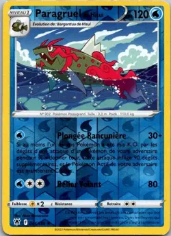Carte Pokemon Paragruel de Hisui 044/189 Reverse - 2022 - Image 1