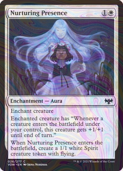 Foil Nurturing Presence - Innistrad: Crimson Vow | MTG Card - Image 1