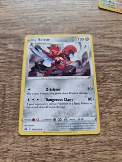 Scizor | 086/159 | Rare | SWSH: Crown Zenith | Pokemon TCG - Image 1