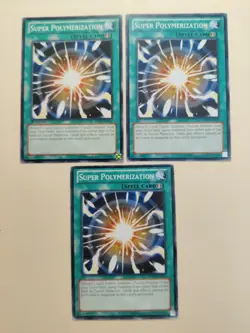 3x Super Polymerization SDCR-EN021 Common 1st Ed/Unlimited LP/MP - Image 1