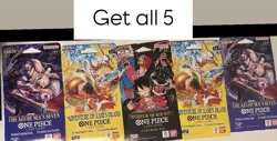 NEW English Version One Piece Set of 5 Booster Packs Sealed !!!!⭐ - Image 1