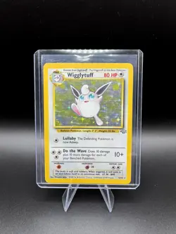 Pokemon TCG Wigglytuff Jungle Unlimited Holo Card 16/64 - WOTC Excellent MP+ - Image 1