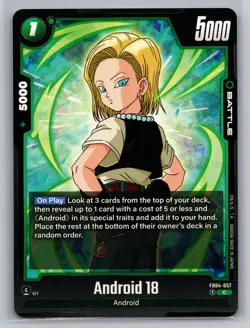 Dragon Ball Super Card Game #FB04-057 Android 18 - Image 1