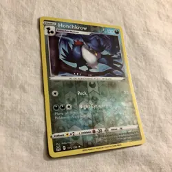 Honchkrow 115/196 Reverse Holo Rare SWSH11 Lost Origins NM Pokemon card - Image 2