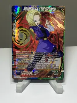 Dragon Ball Super CCG Card Game Android 18 Full Of Rage (P-172) - Image 1