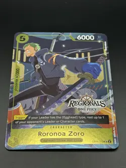 One Piece Card Game - Roronoa Zoro - OP07-113 - Regionals 26-27 Promo - English - Image 2