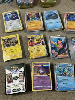 Pokemon Card Lot 120 Cards 25+ Holo Reverse 10 Codes Random Tin Bonus - Image 3