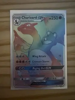 Pokemon Card - Charizard GX (Secret) SM Burning Shadows 150/147 Rainbow Rare - Image 2