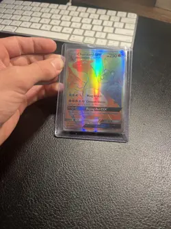 Pokemon Card - Charizard GX (Secret) SM Burning Shadows 150/147 Rainbow Rare - Image 5