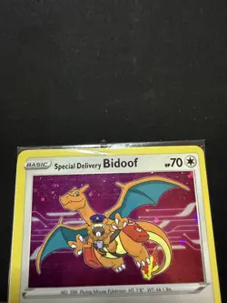 Special Delivery Bidoof SWSH177 SWSH: Sword & Shield Promo Cards Holo - Image 2