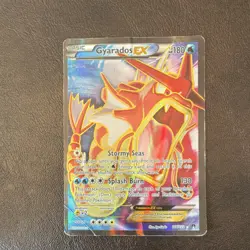 Pokemon Gyarados EX Full Art 114/122 Breakpoint Ultra Rare Holo 2016 Card - Image 1